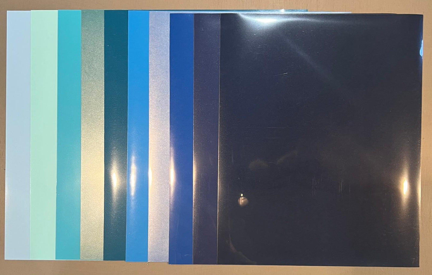 Siser P.S Standaard Flex Kleur Set Blauw Tinten