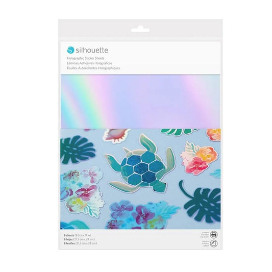 Silhouette Holographic Sticker Sheets